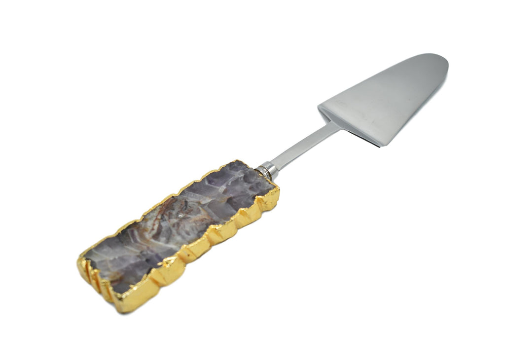 Cake Server with Gold Trim 
