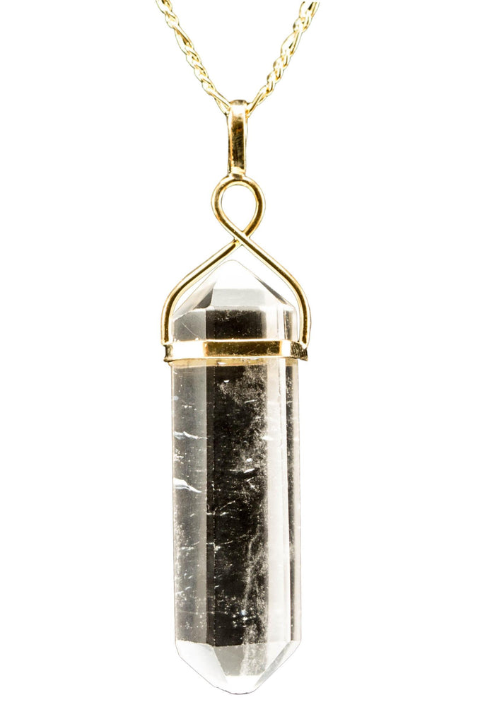 Swirl Top Double Terminated Pendant 