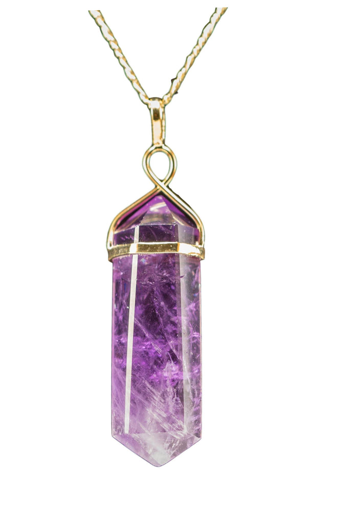 Swirl Top Double Terminated Pendant 