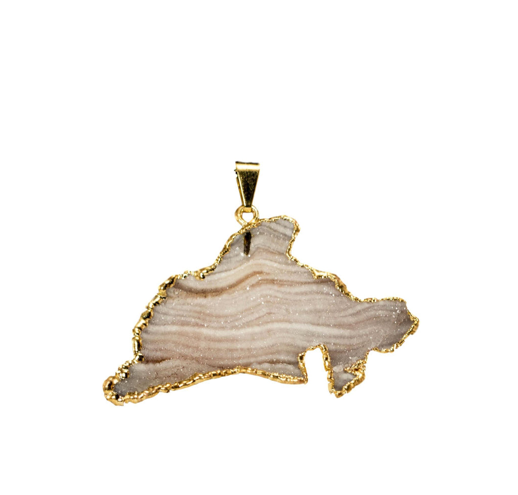 Agate Sculpture Pendants 