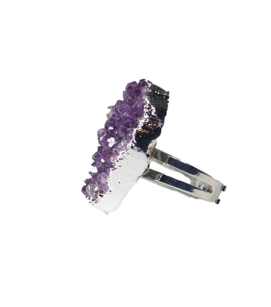 Gemstone on Silver Ring 