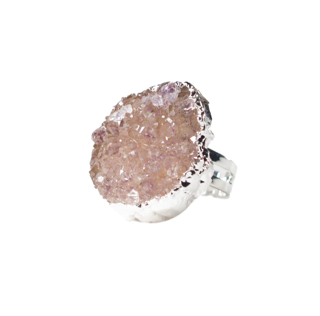 Gemstone on Silver Ring 