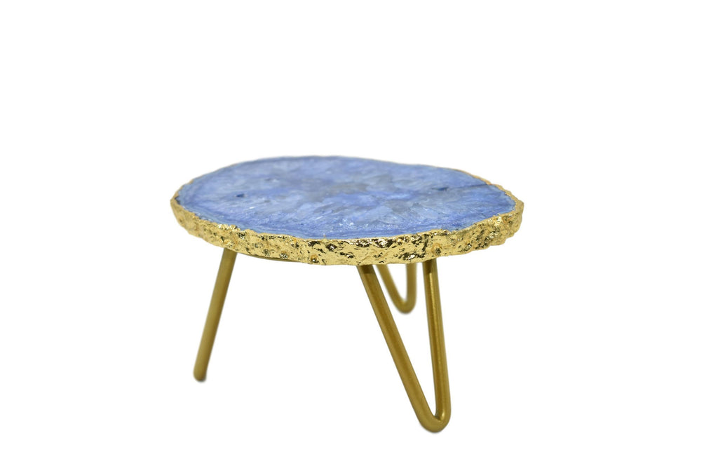 1-Layer Cake Stand with Gold Trim 