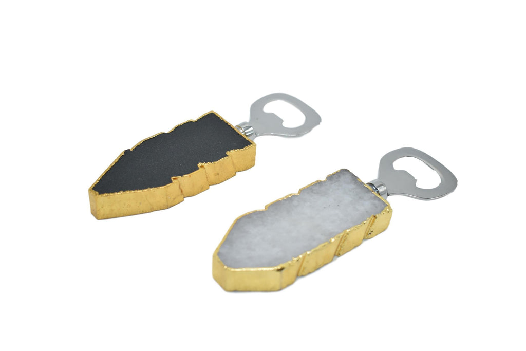 Bottle Opener with Gold Trim 