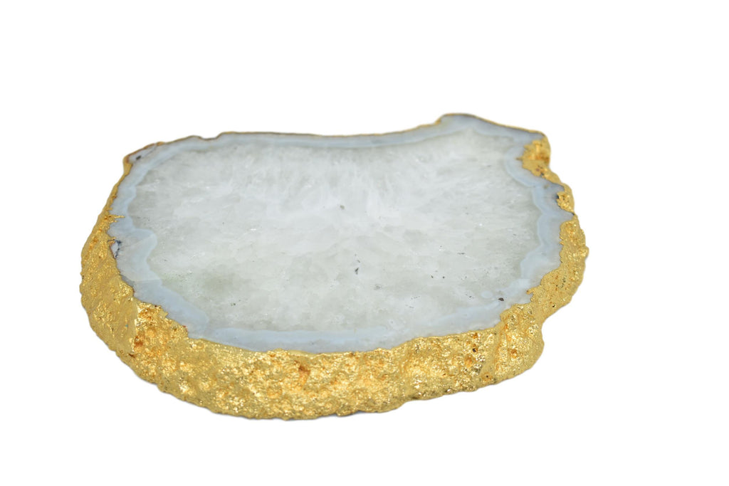 Gnarled Thin Trivets with Gold Trim 