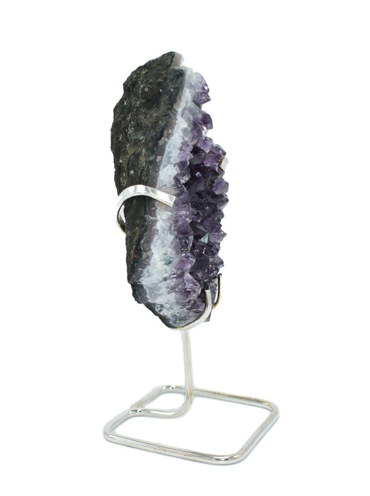 Amethyst Cluster on Wire Stand 