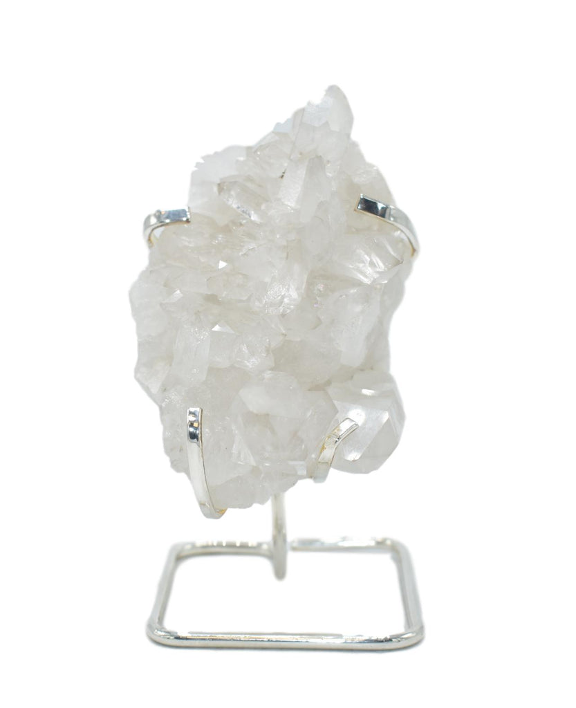 Quartz Cluster on Wire Stand 