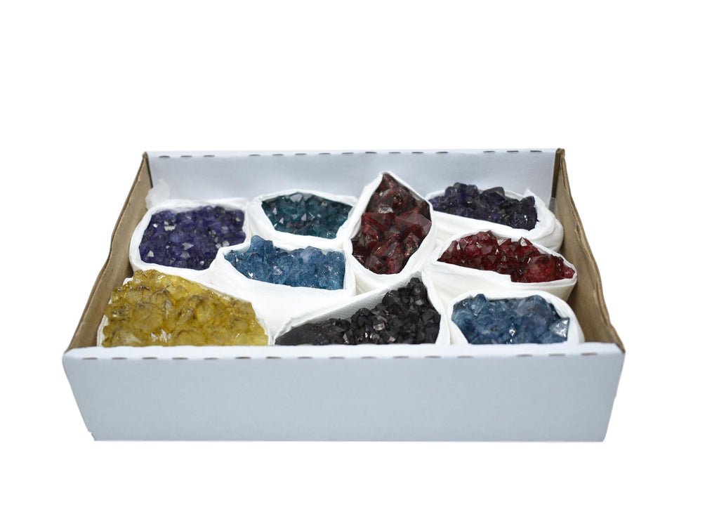 Dyed Amethyst Small Set of 9 