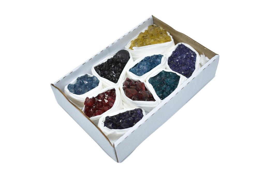 Dyed Amethyst Small Set of 9 