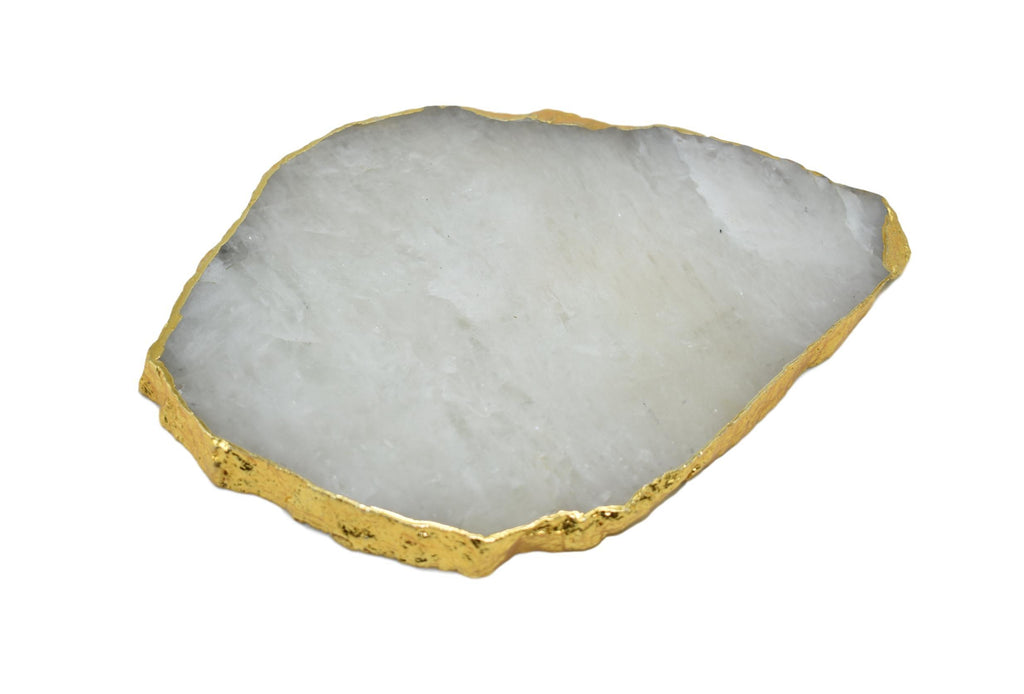 Gnarled Thin Trivets with Gold Trim 