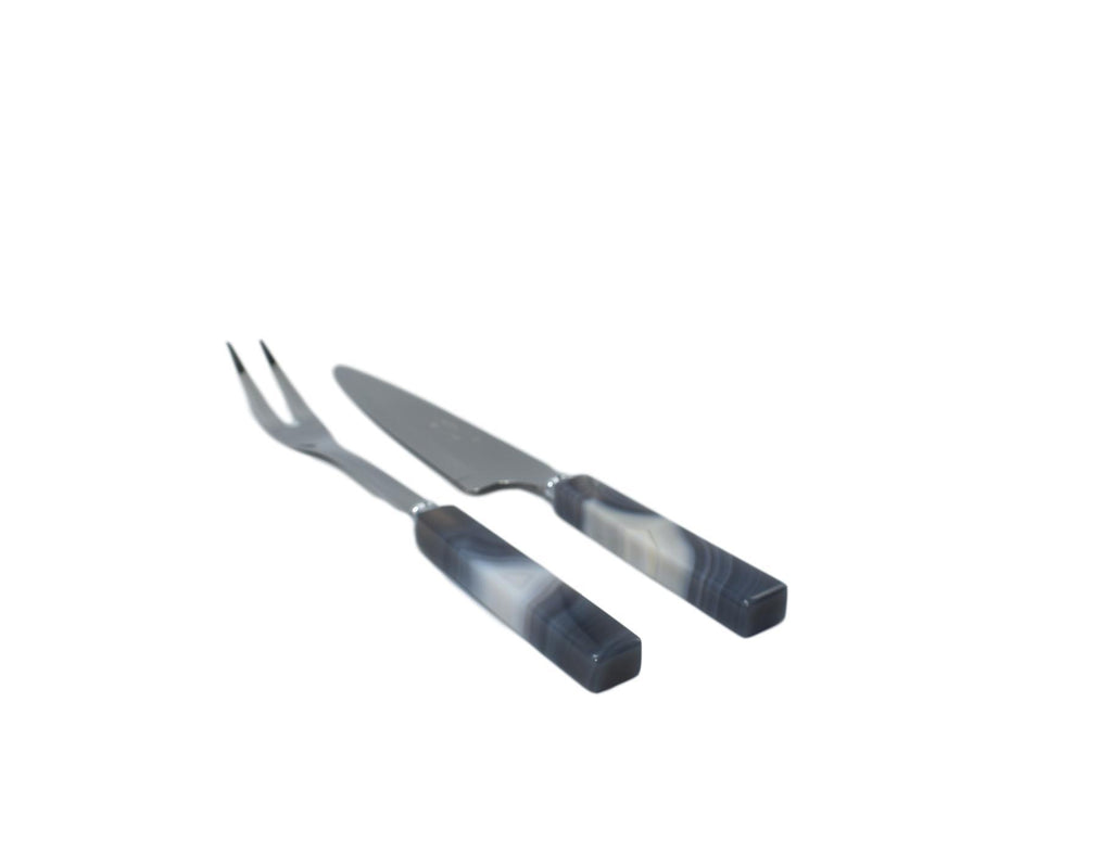 Carving Set made of Agate 