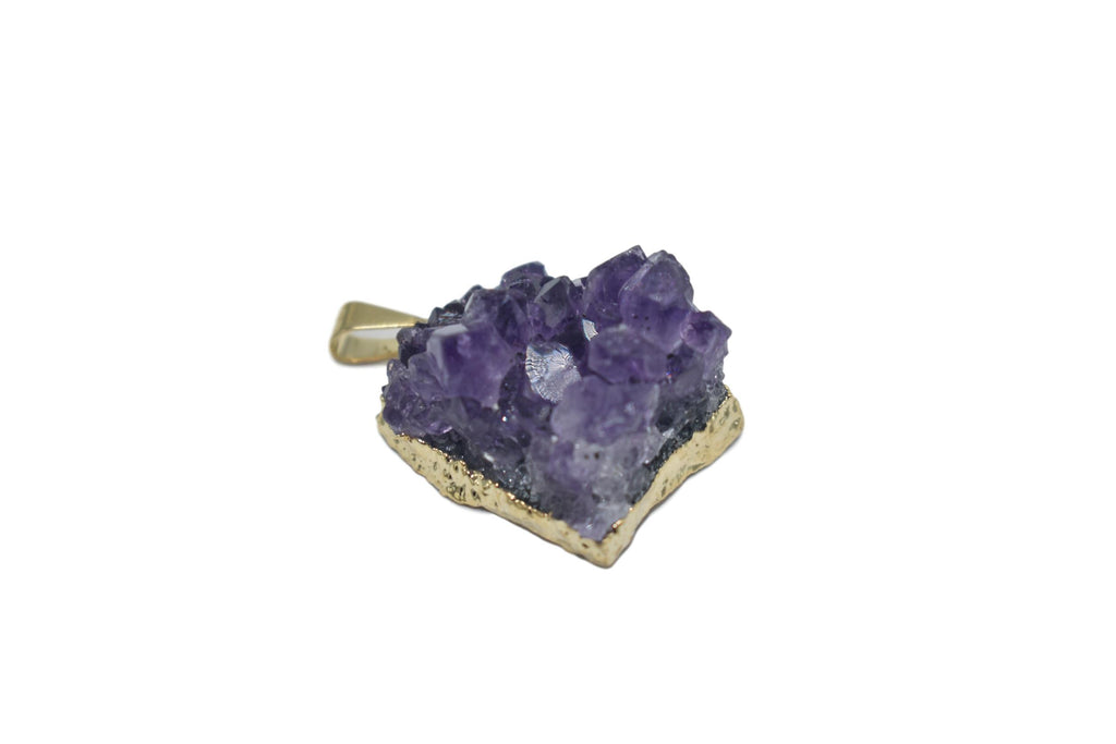 Amethyst Druze Pendant 