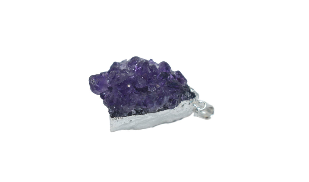 Amethyst Druze Pendant 
