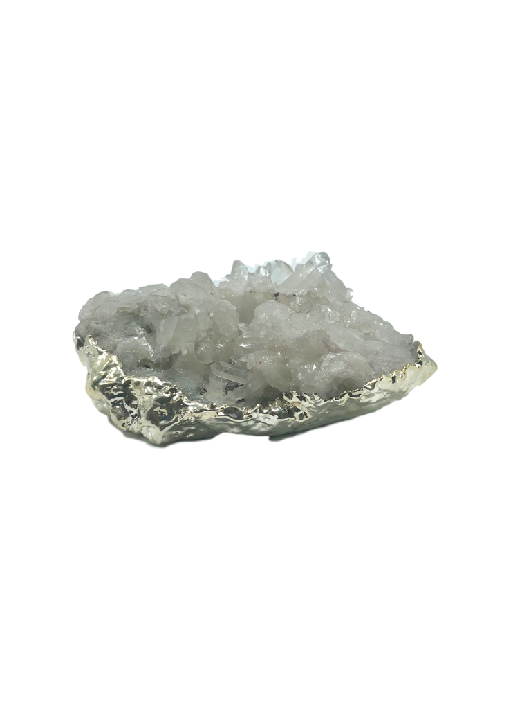Quartz Cluster Candle Holder 